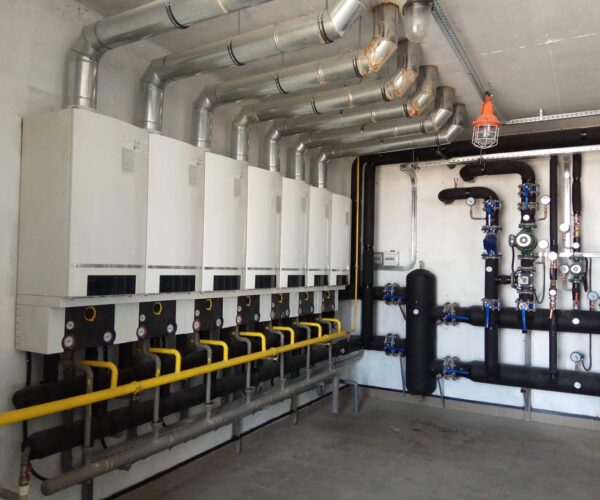 Modern boiler room of an apartment building commercial heating great dunmow